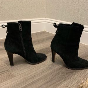 Coach black booties